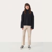 PART TWO ANGELINE ORGANIC COTTON KNITTED PULLOVER | DARK NAVY