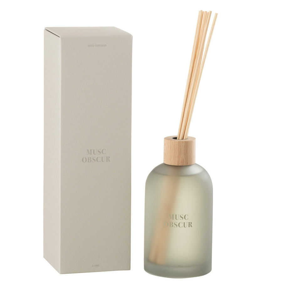 REED DIFFUSER IN FROSTED GLASS BOTTLE |  MUSC OBSCUR
