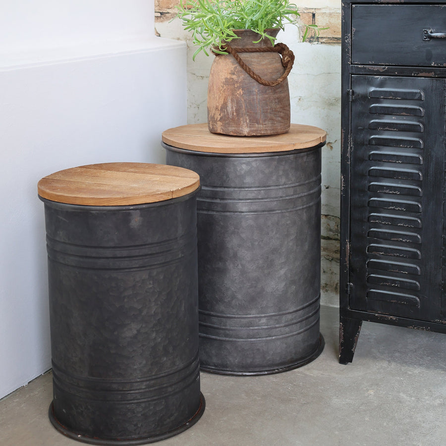 BIN STOOL WITH STORAGE