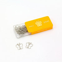 BUTTERFLY D-CLIPS PAPERCLIPS BY MIDORI