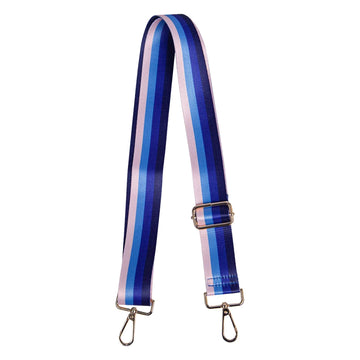 BAG STRAP | BLUE FOUR COLOURBLOCK STRIPE