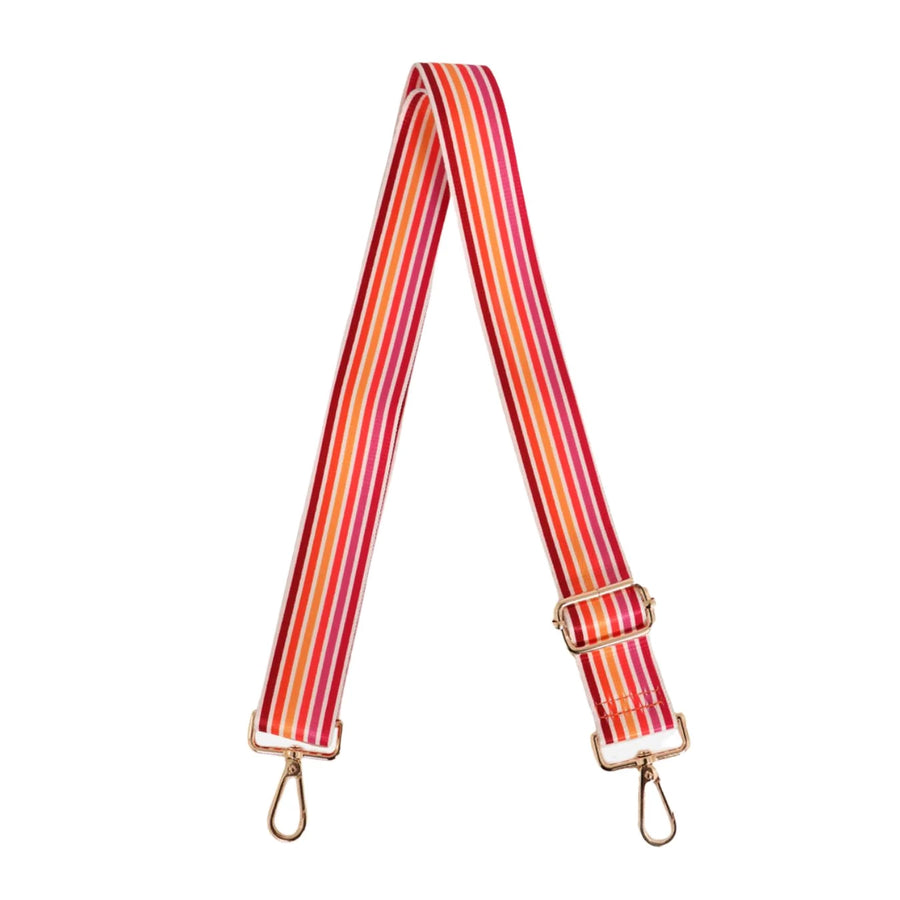 BAG STRAP | RED ALL OVER STRIPE