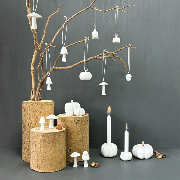 PORCELAIN PUMPKINS | 3 SIZES