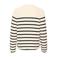 PART TWO CAROLYN ORGANIC COTTON KNITTED PULLOVER | DARK NAVY STRIPE