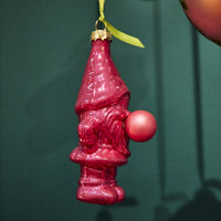 GLASS BOB VAN BUBBLES BAUBLE | PINK