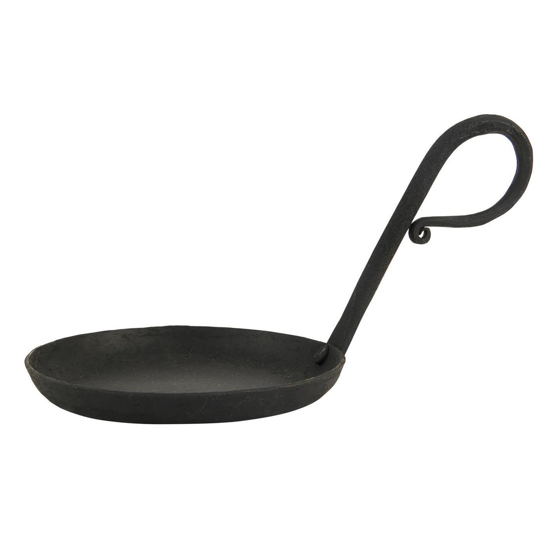 TRADITIONAL BLACK IRON PILLAR CANDLE HOLDER