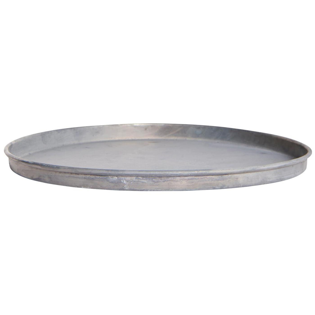 ZINC CANDLE TRAY WITH EDGE |  22cm
