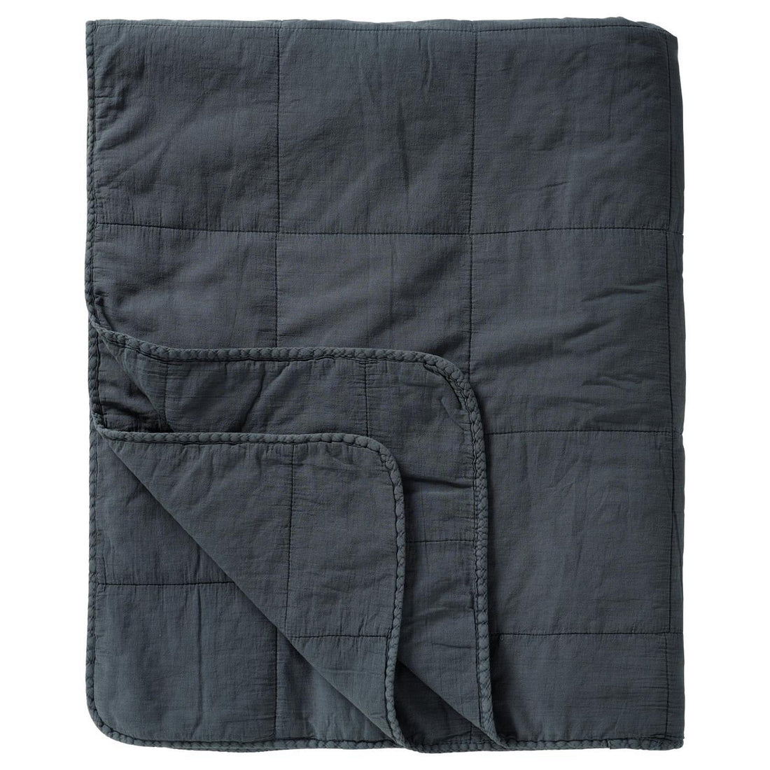 VINTAGE STYLE DOUBLE QUILT | HISTORIC BLUE