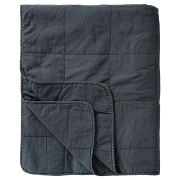 VINTAGE STYLE DOUBLE QUILT | HISTORIC BLUE