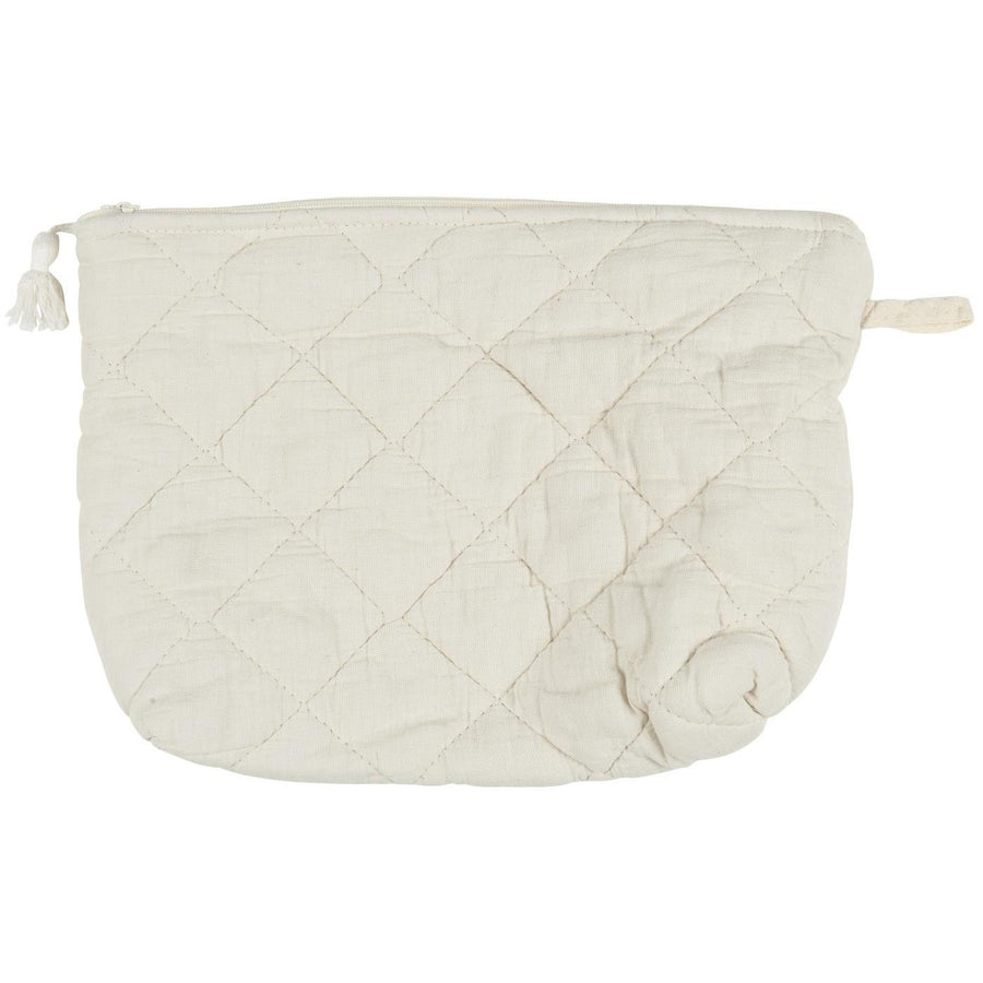 COTTON QUILTED WASHBAG