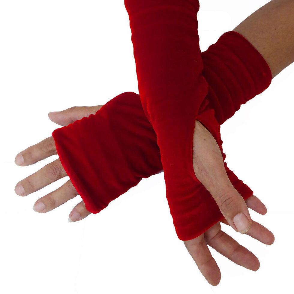 VELVET 'WRISTEES' WRISTWARMERS