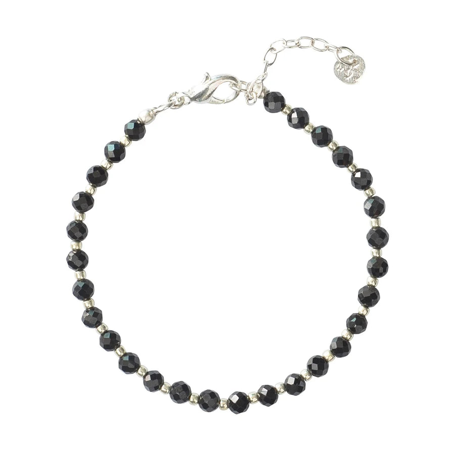 ENERGY BLACK ONYX SILVER BRACELET