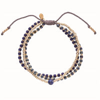 LOYAL LAPIS LAZULI GOLD BRACELET