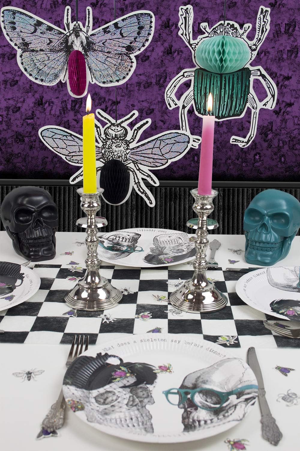 SET OF 3 HONEYCOMB BUG DECORATIONS