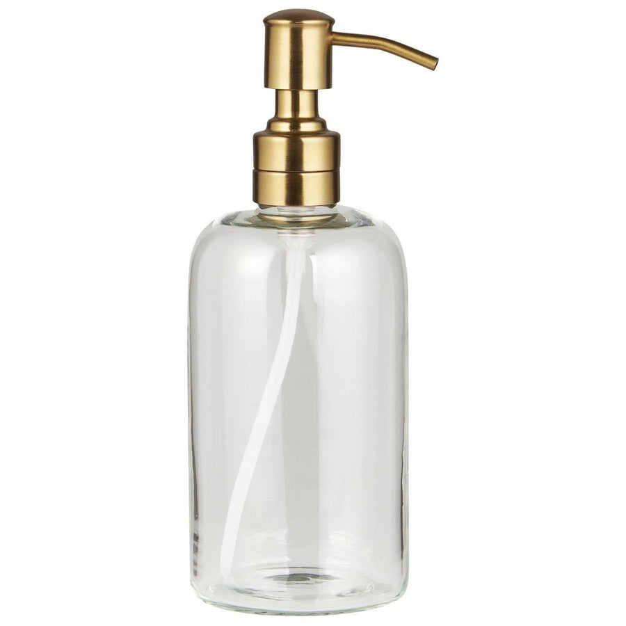 GLASS DISPENSER WITH BRASS COLOURED STAINLESS PUMP