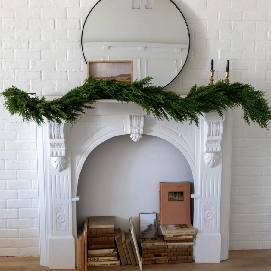 CYPRESS PINE REAL TOUCH FAUX CHRISTMAS GARLAND | 6FT | 180cm