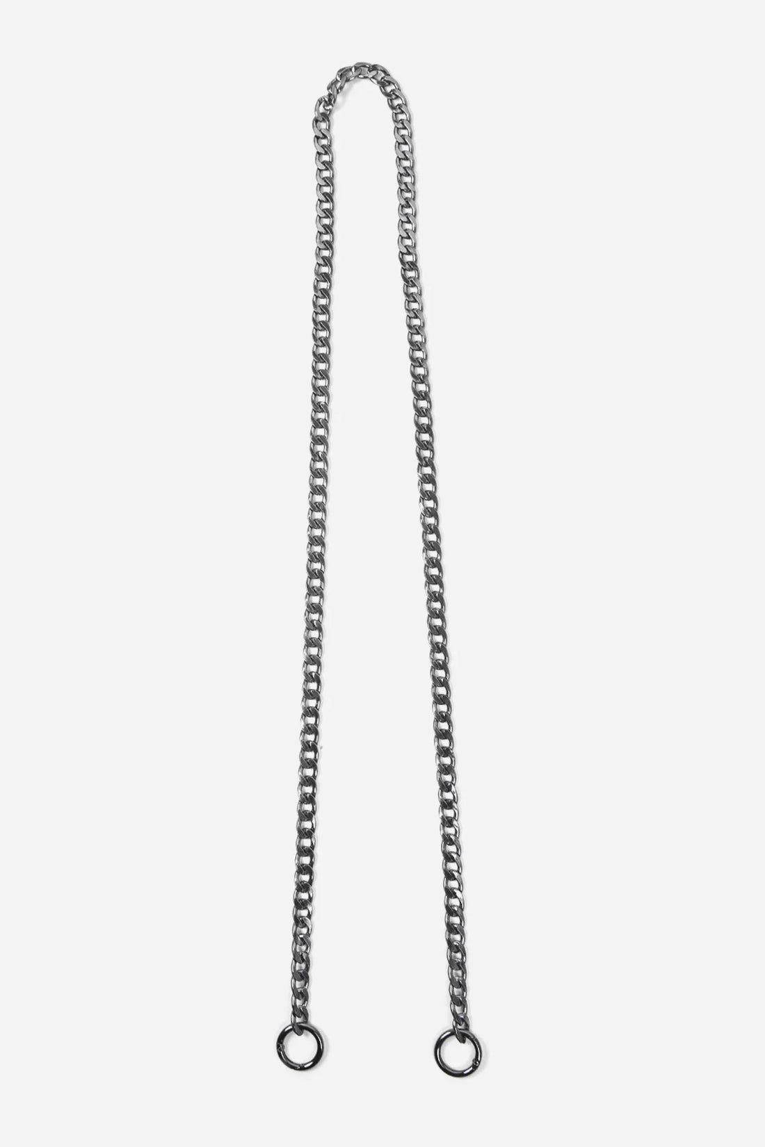CUBAN STYLE CHAIN LINK BAG STRAP | PEWTER