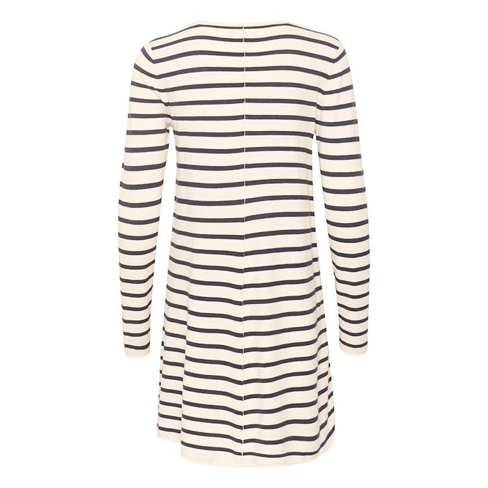 PART TWO ELSABETH DRESS | DARK NAVY STRIPE