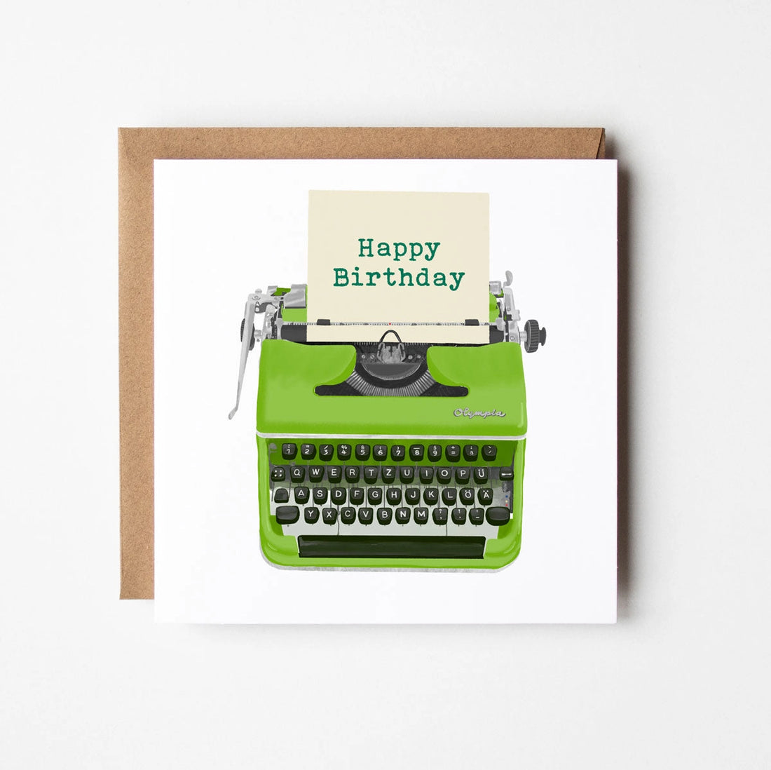 CARD | HAPPY BIRTHDAY TYPEWRITER