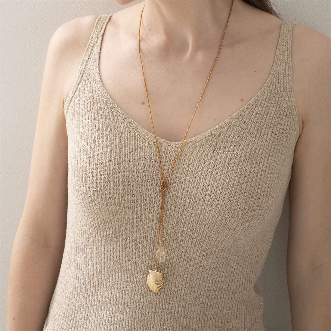 NOVA CITRINE GOLD NECKLACE