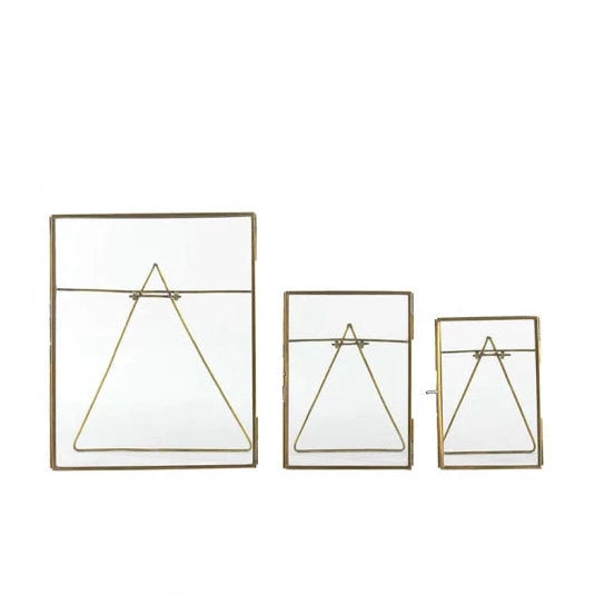 DANTA STANDING ANTIQUE BRASS FRAME | 3 SIZES