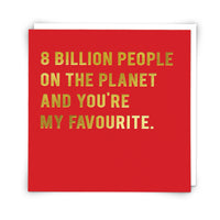 CARD | 8 BILLION