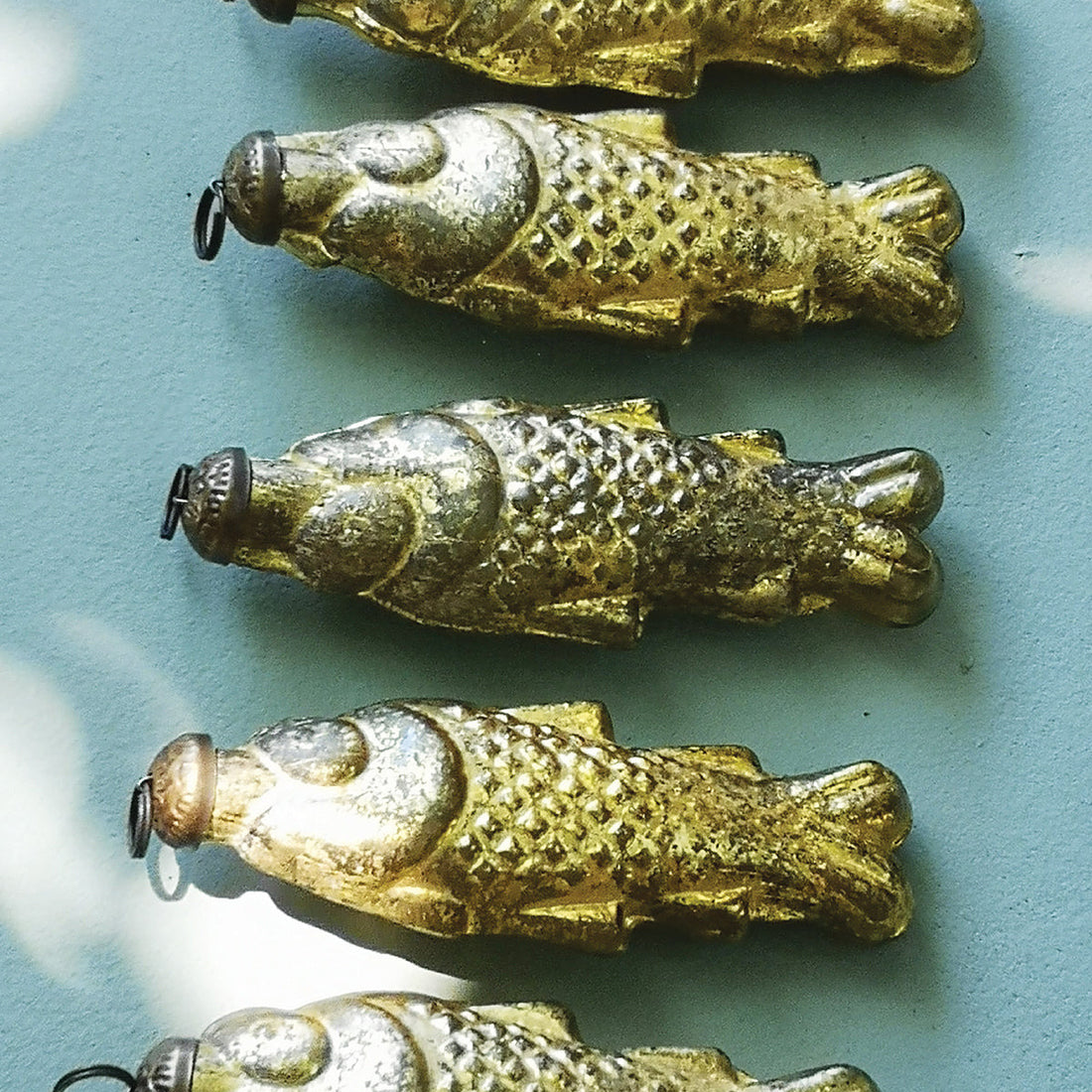 FISH DECORATION BAUBLE | ANTIQUE GOLD