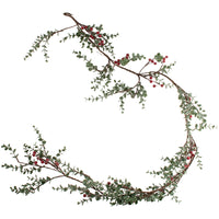 FROSTED WINTER RED BERRY GARLAND