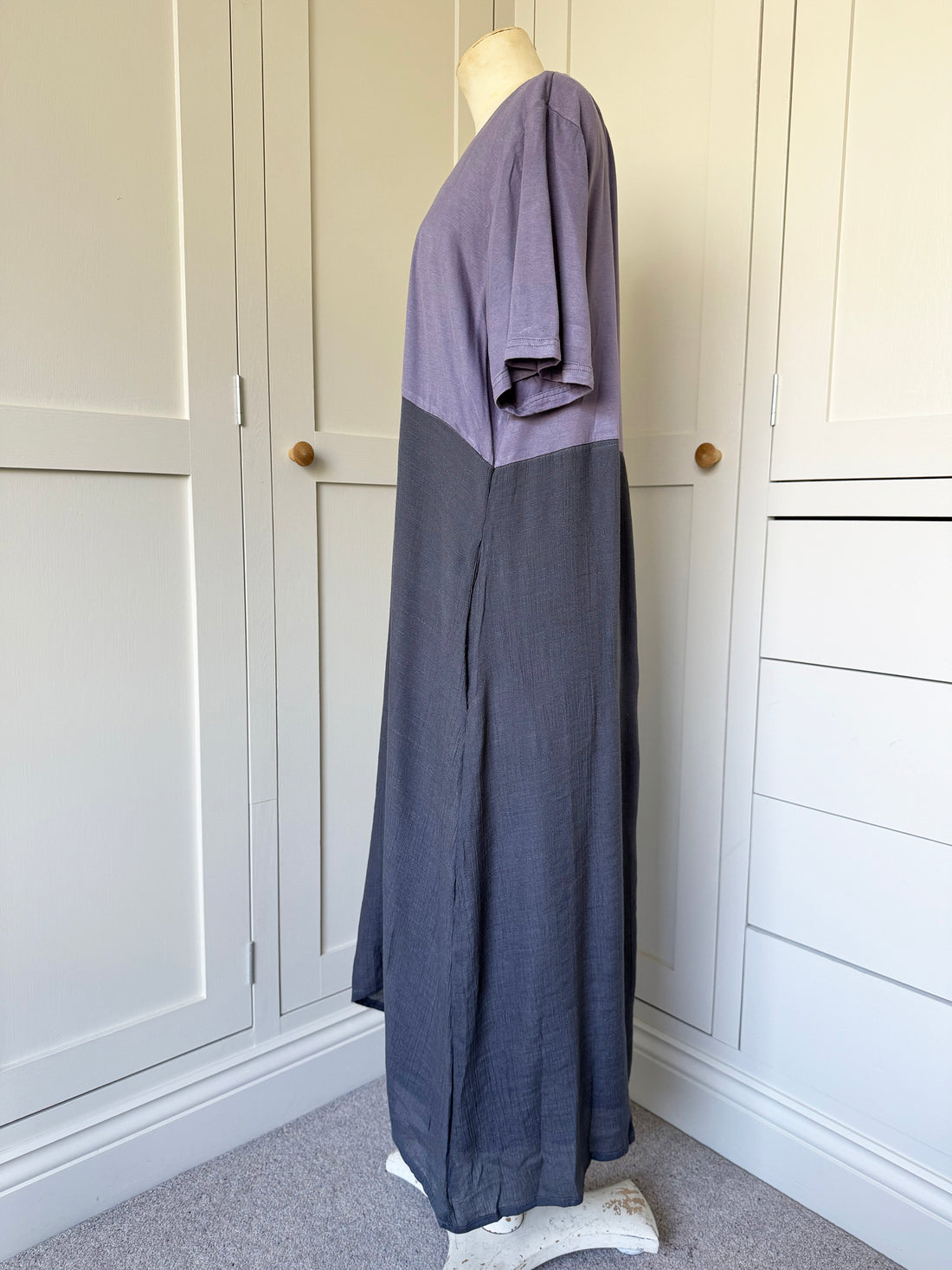 BAMBOO & COTTON DAISY DRESS | SLATE