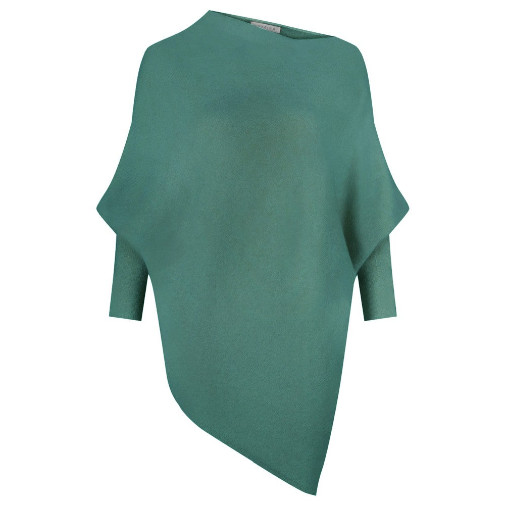 EMILIE ASYMMETRIC DRAPED JUMPER | OPAL