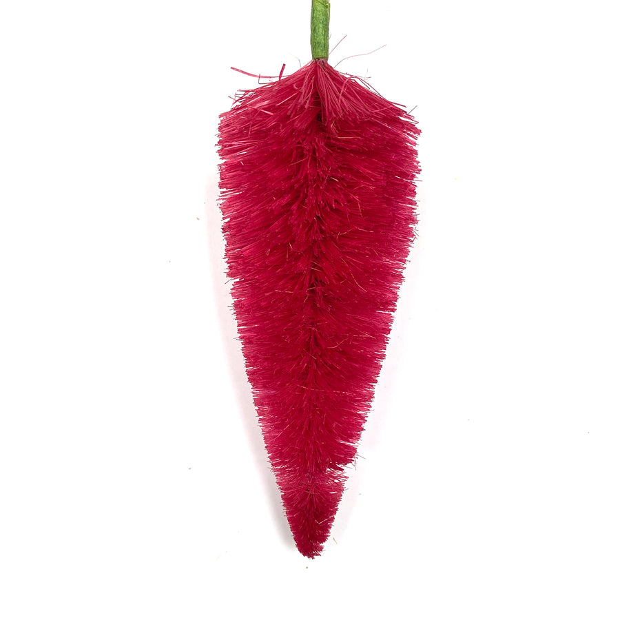 HAND-DYED BOTTLE BRUSH CARROT