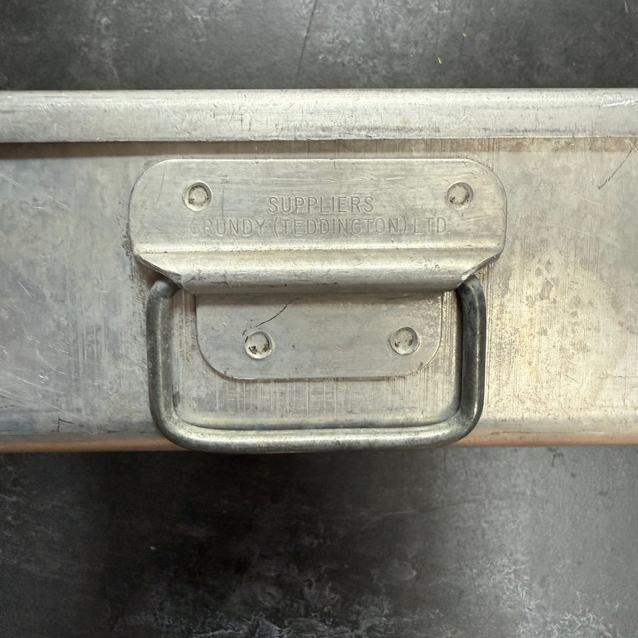 VINTAGE GRUNDY ALUMINIUM DINNER TRAY | SMALL WITH ONE HANDLE
