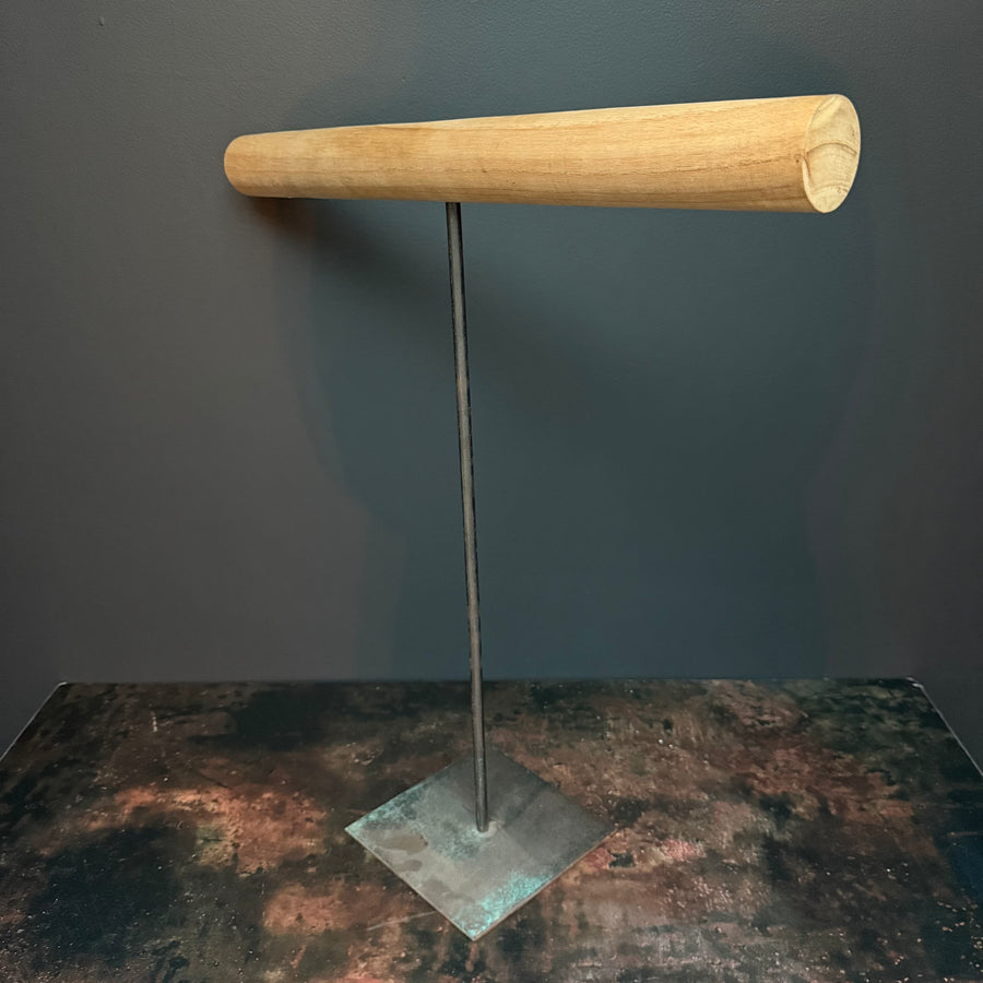 INDUSTRIAL METAL & WOOD JEWELLERY BRACELET DISPLAY STAND