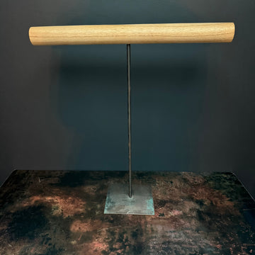 INDUSTRIAL METAL & WOOD JEWELLERY BRACELET DISPLAY STAND