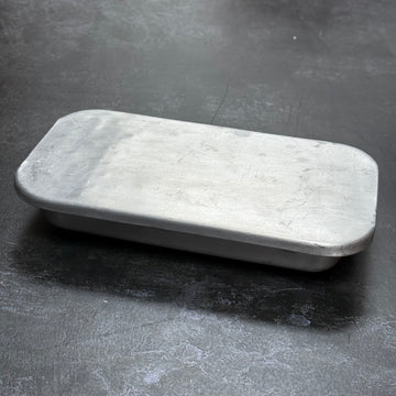 VINTAGE GRUNDY ALUMINIUM DINNER TRAY | SMALL SHALLOW