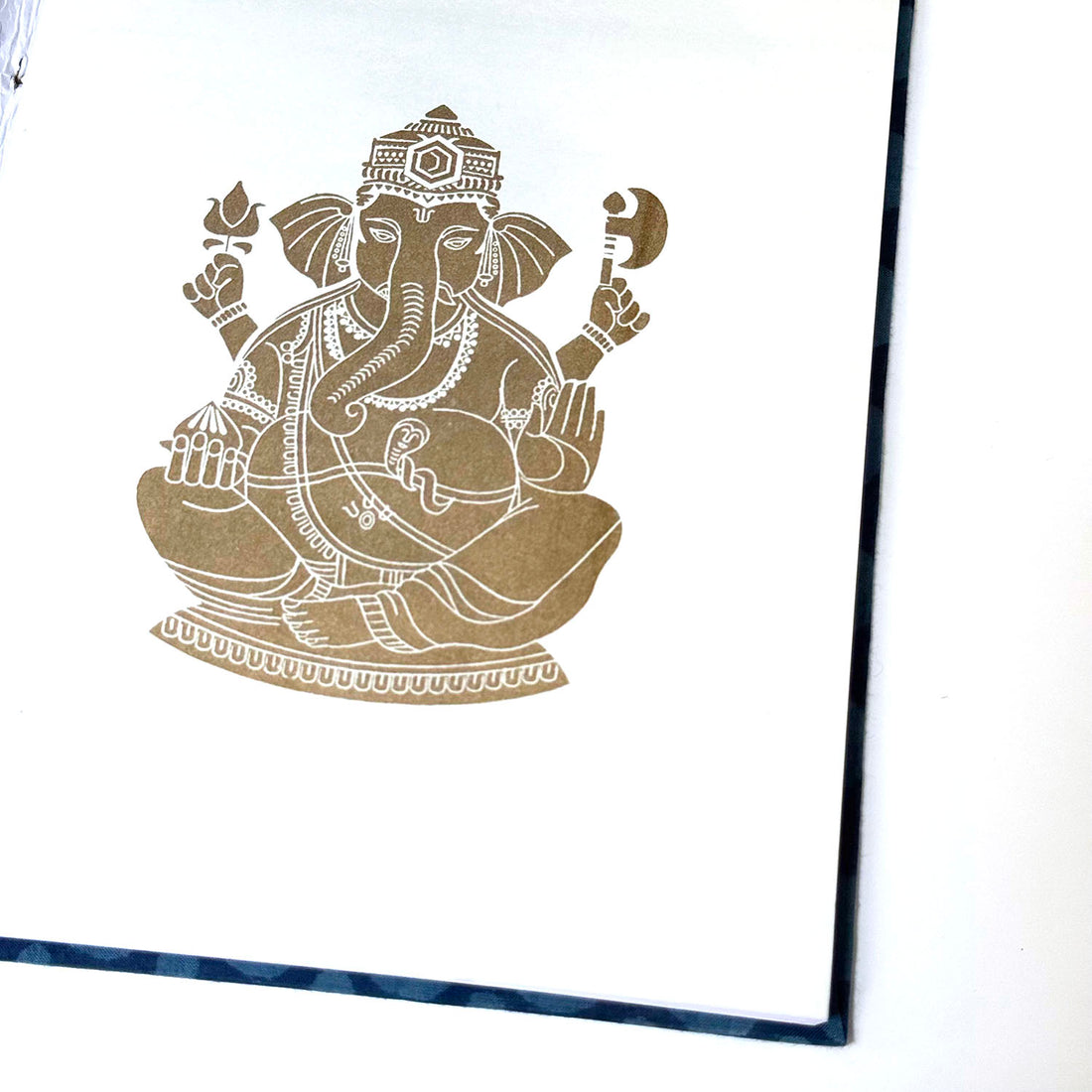 FABRIC COVERED NOTEBOOK | BLUE