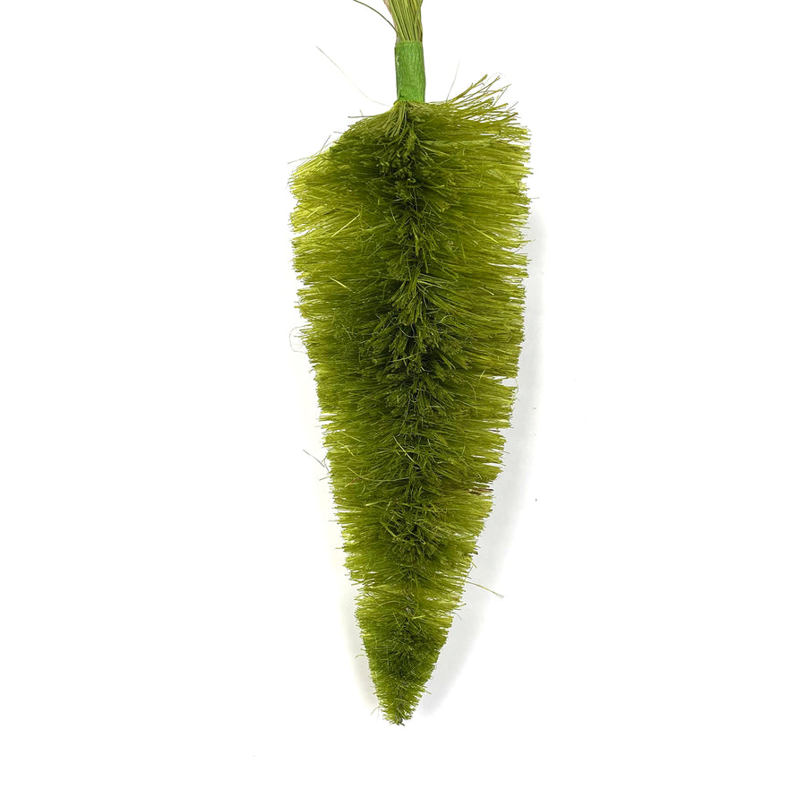 HAND-DYED BOTTLE BRUSH CARROT