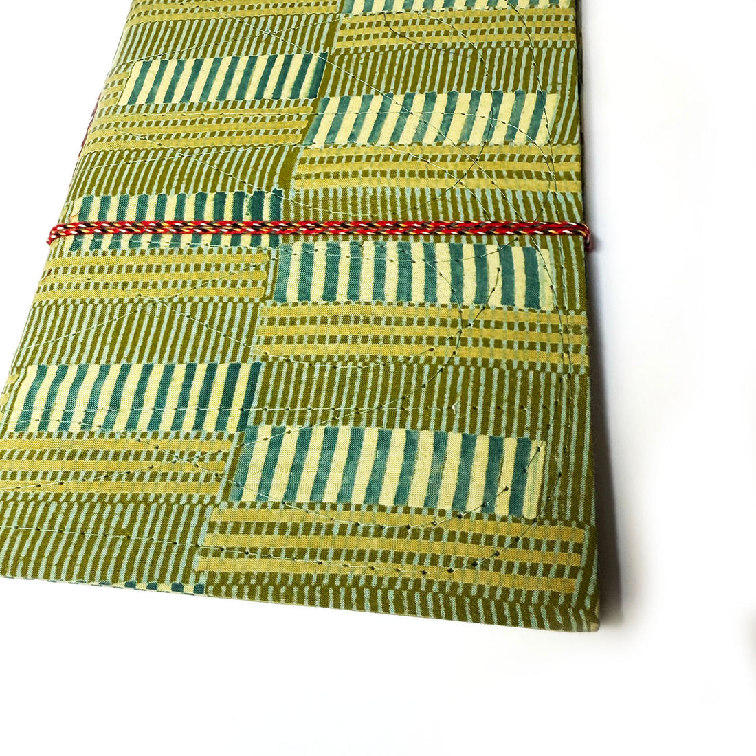 FABRIC COVERED NOTEBOOK | GREEN