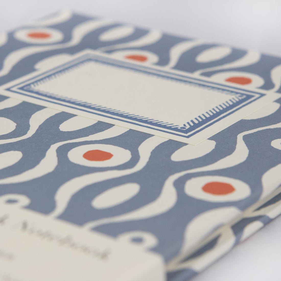 CAMBRIDGE IMPRINT HARDBACK NOTEBOOK | PERSEPHONE CORNFLOWER & RED