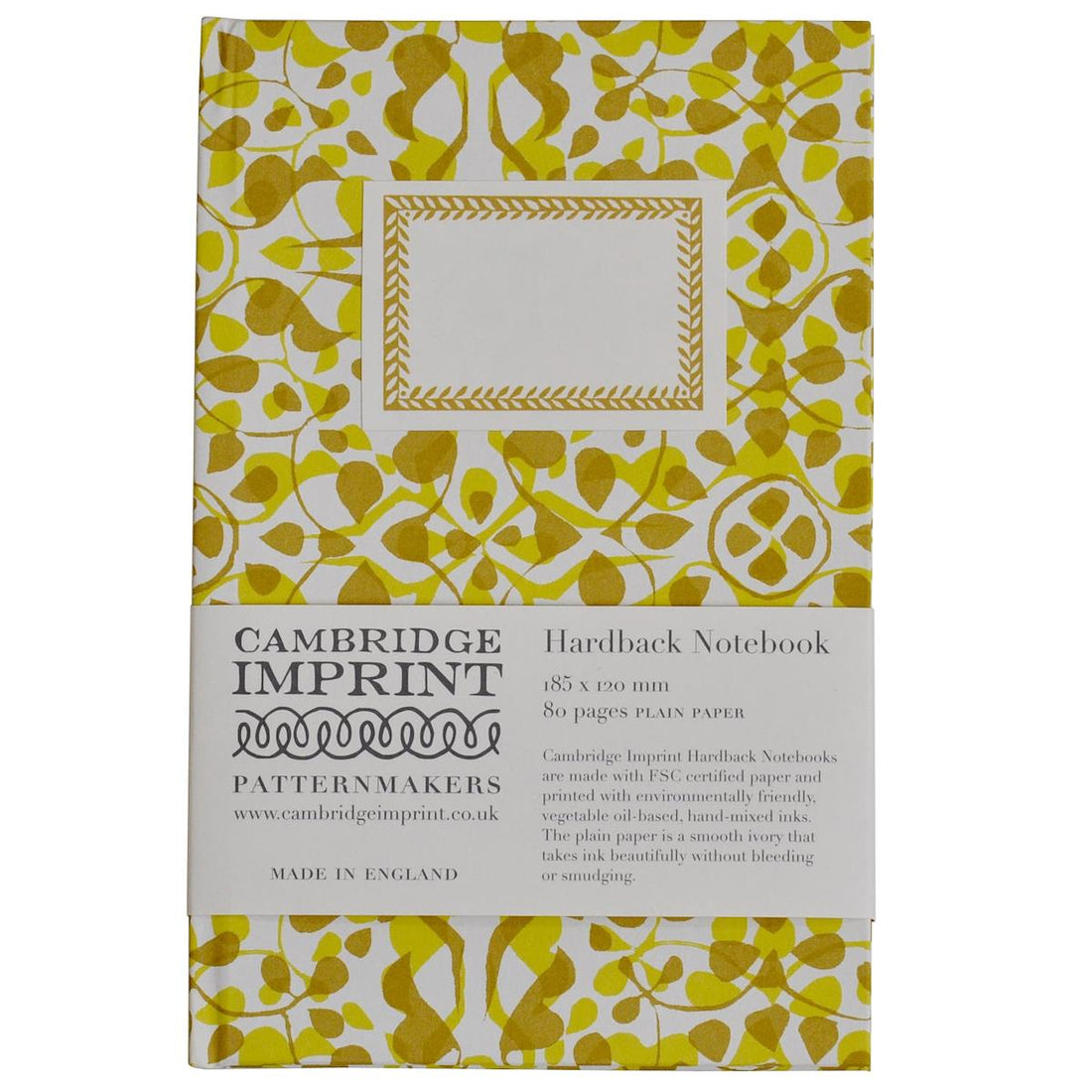 CAMBRIDGE IMPRINT HARDBACK NOTEBOOK | DAPPLED LEMON MERINGUE PIE