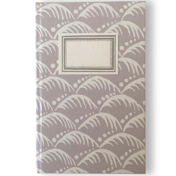 CAMBRIDGE IMPRINT HARDBACK NOTEBOOK | WAVE PEARL GREY