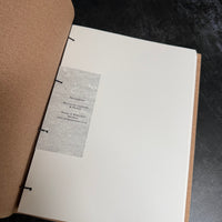 A4 PORTRAIT NOTEBOOK SKETCHBOOK RECYCLED LEATHER | GREEN | EX-DISPLAY
