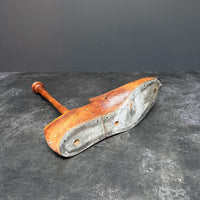 VINTAGE SHOE LAST KITCHEN ROLL HOLDER