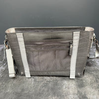 PAGURO ECO-FRIENDLY, RECYCLED RUBBER SATCHEL & VEGAN MESSENGER BAG | GREY TRIM