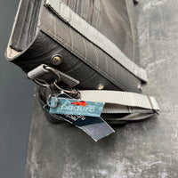 PAGURO ECO-FRIENDLY, RECYCLED RUBBER SATCHEL & VEGAN MESSENGER BAG | GREY TRIM