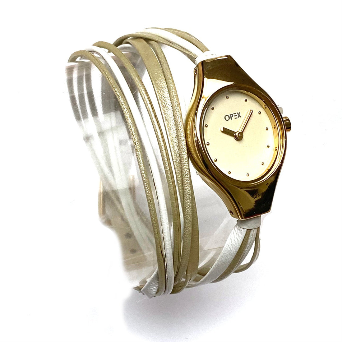 OPEX FILANTE CASUAL WATCH | WHITE & GOLD