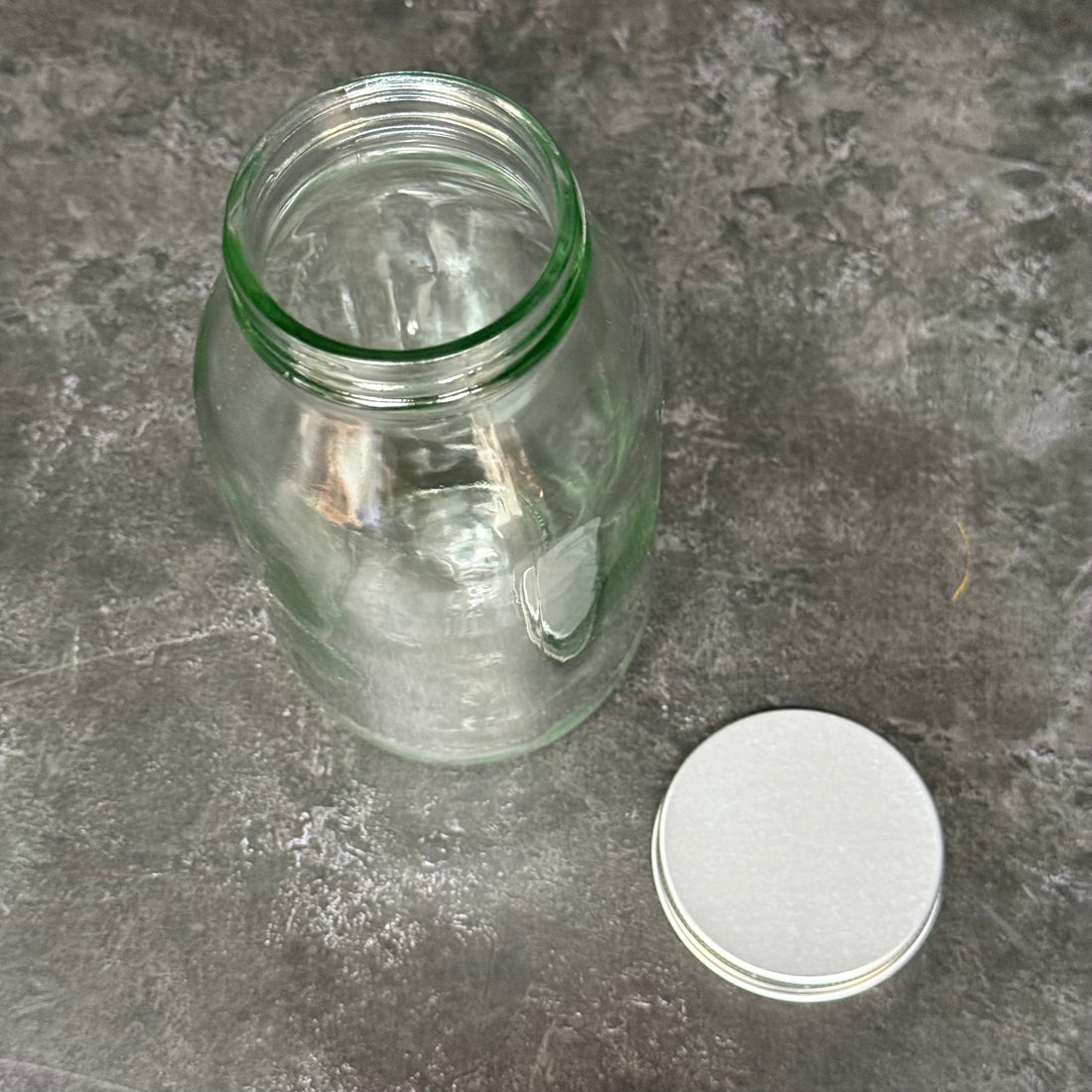 GLASS JAR WITH LID FOR CRAFT PROJECTS 600G 500ML