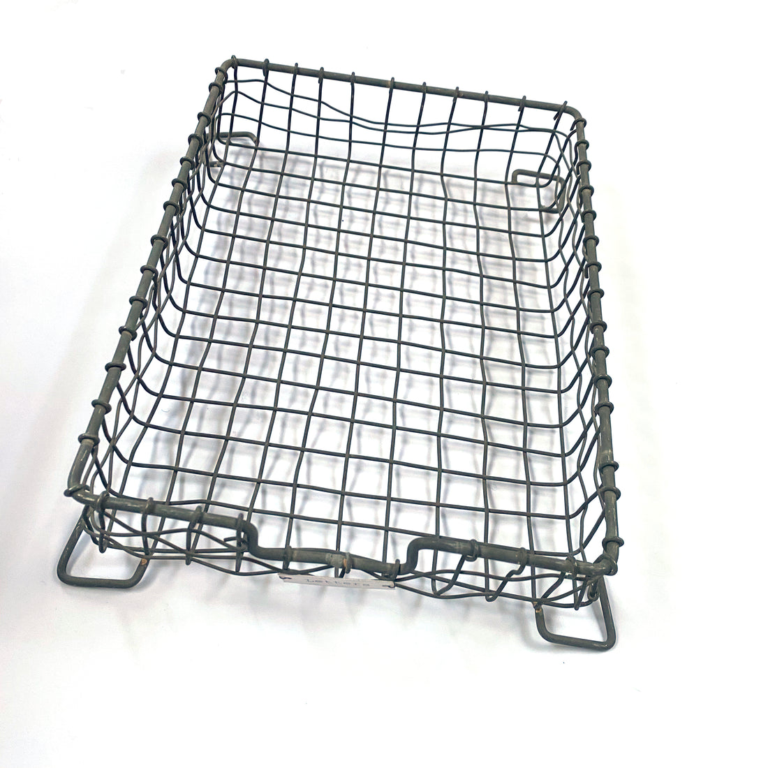 HOUSE DOCTOR ZINC WIRE LETTER TRAY