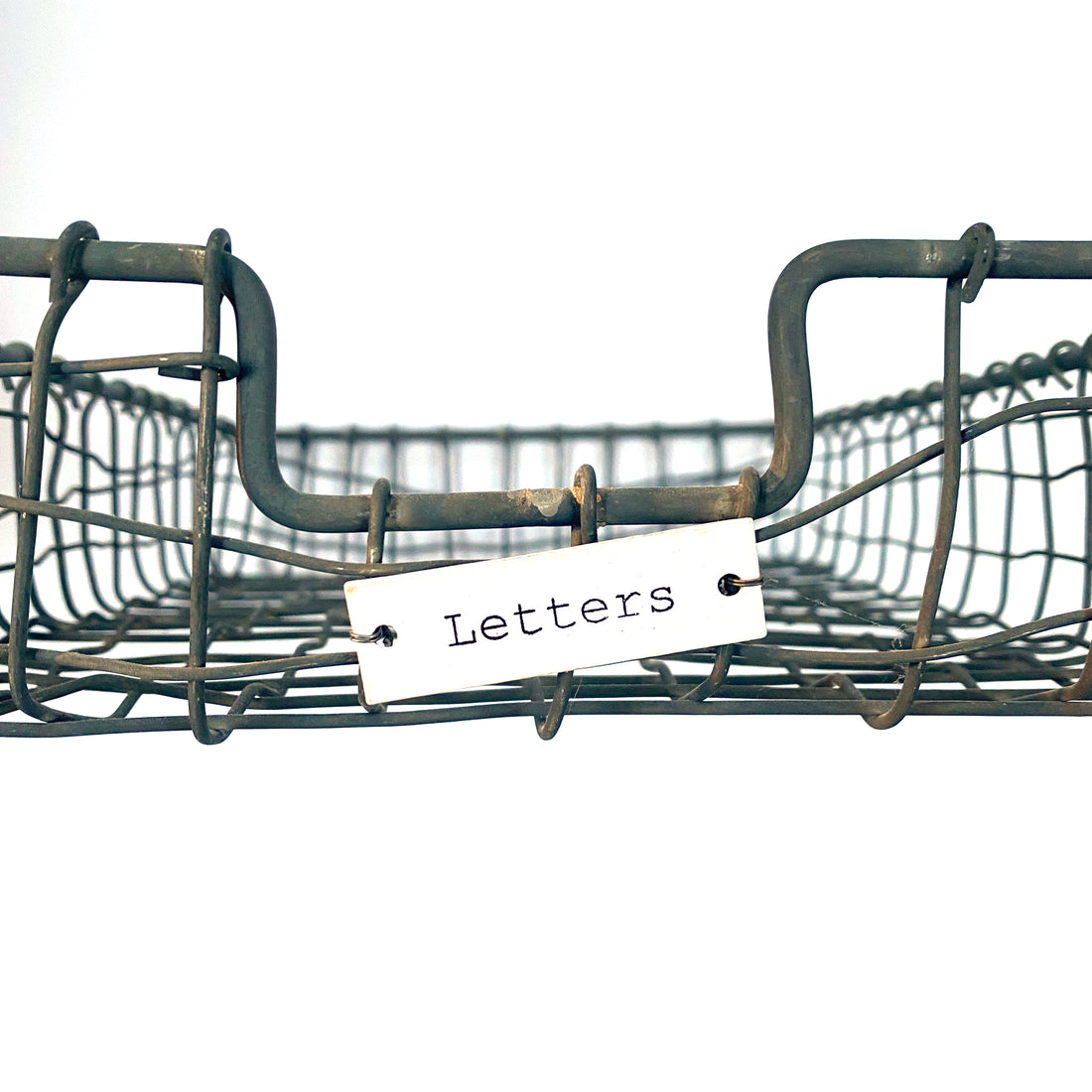 HOUSE DOCTOR ZINC WIRE LETTER TRAY