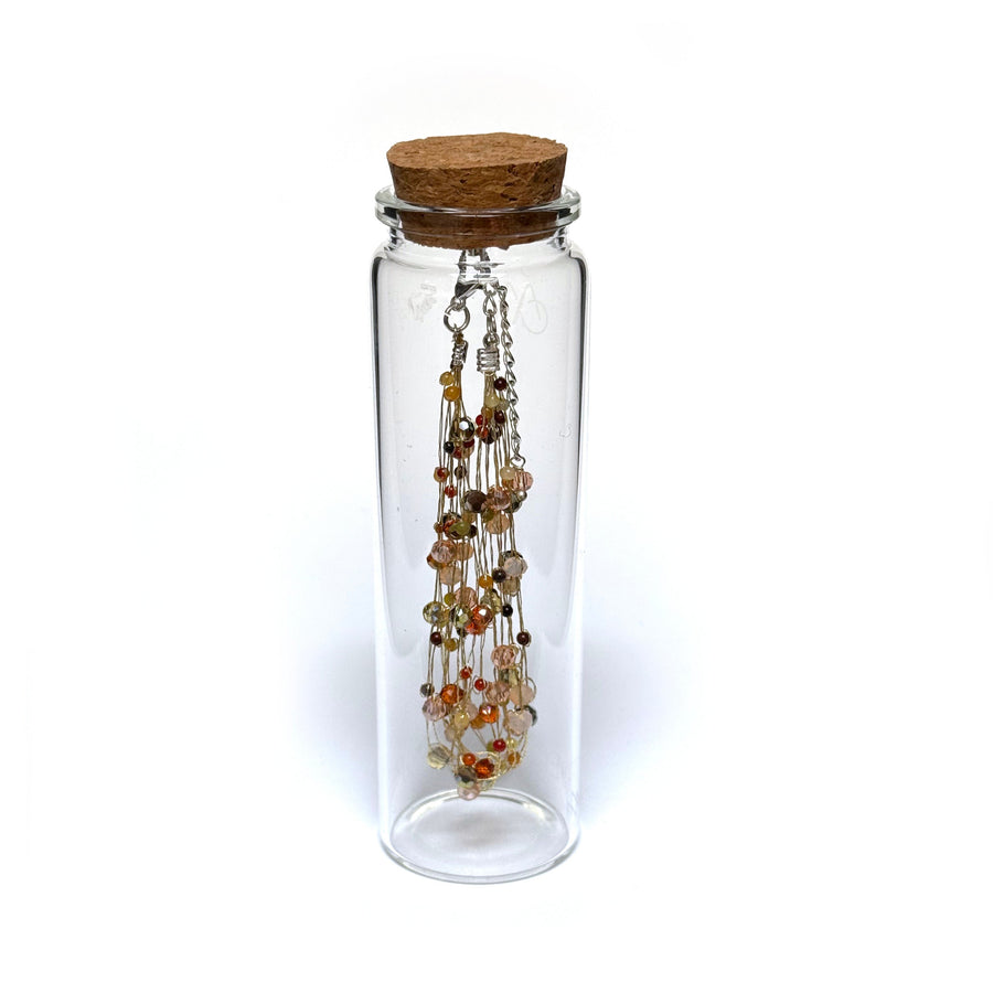 SILK & STONES BRACELET | CARNELIAN & CRYSTALS